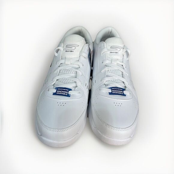 Skechers Viper Court Smash Men’s 11.5 Pickleball Sneaker 246072 White Dad Shoes main image 8